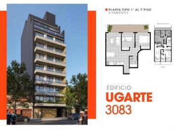 Departamento · 61m² · 3 Ambientes · Ugarte 3083 7° C - Belgrano - 3 Ambientes con Balcón en Construcción