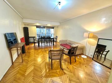 Departamento de 3 ambientes, Recoleta · Luminoso Departamento 3 Ambientes + Dependencia de Servicio con Balcón y Baulera.