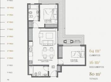 Departamento de 3 ambientes, Núñez · Hermoso Departamento 3 Ambientes a Estrenar