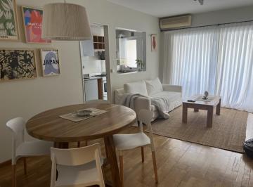 Departamento · 61m² · 2 Ambientes · 1 Cochera · Alquiler 2 Ambientes Amoblado en Palermo Chico con Balcon Seguridad 24 Horas Piscina Jardin a m