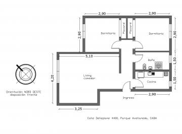 Departamento de 3 ambientes, Parque Avellaneda · Venta Departamento 3 A, Bientes Oportunidad
