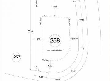 MEDIDAS DEL TERRENO · Venta Lote Interno en Esquina Barrio Riberas Puerto Los Lagos