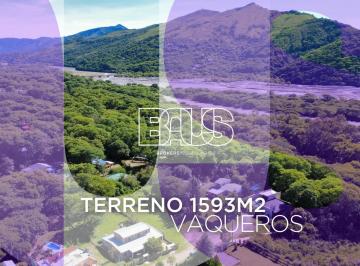 Terreno · 1593m² · Terreno Escriturado en Venta Vaqueros