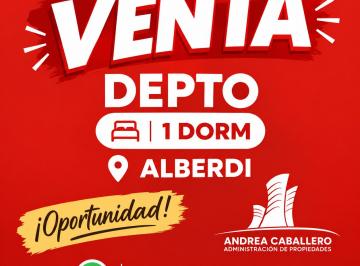 Departamento de 3 ambientes, Córdoba · Alberdi - Venta - Monoambiente