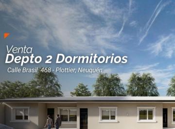 Departamento · 66m² · 3 Ambientes · 1 Cochera · Venta - Depto 2 Dorm. - Loteo Cinco Soles - Plottier, Neuquén