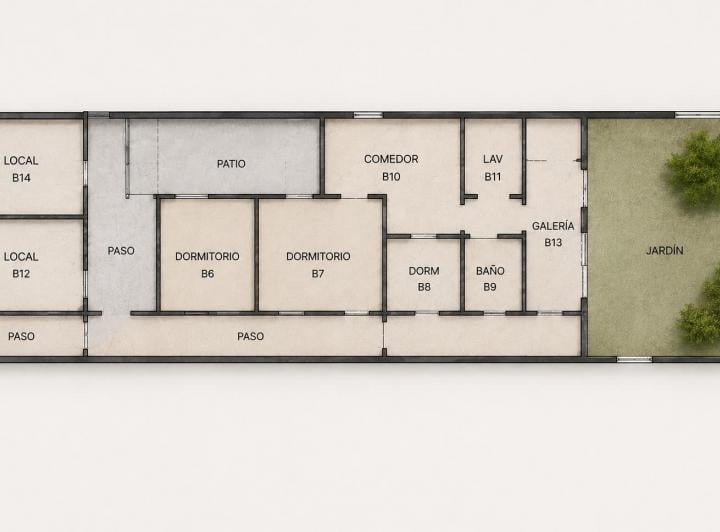 Terreno · 374m² · 4 Ambientes