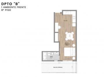 Departamento · 35m² · 1 Ambiente · Departamento en Villa del Parque