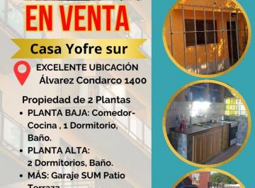 Casa de 2 ambientes, Córdoba · Casa en Venta B° Yofre - 2 Plantas
