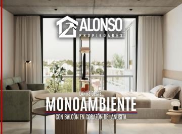 Departamento · 35m² · 1 Ambiente · Venta - Monoambiente a Estrenar con Balcón - Lanús