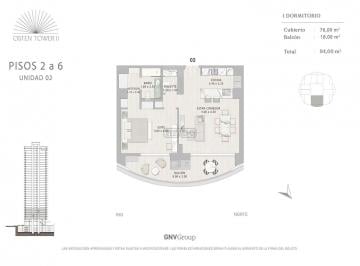 Departamento · 76m² · 2 Ambientes · Departamento en Venta en Puerto Madero, Capital Federal, Buenos Aires