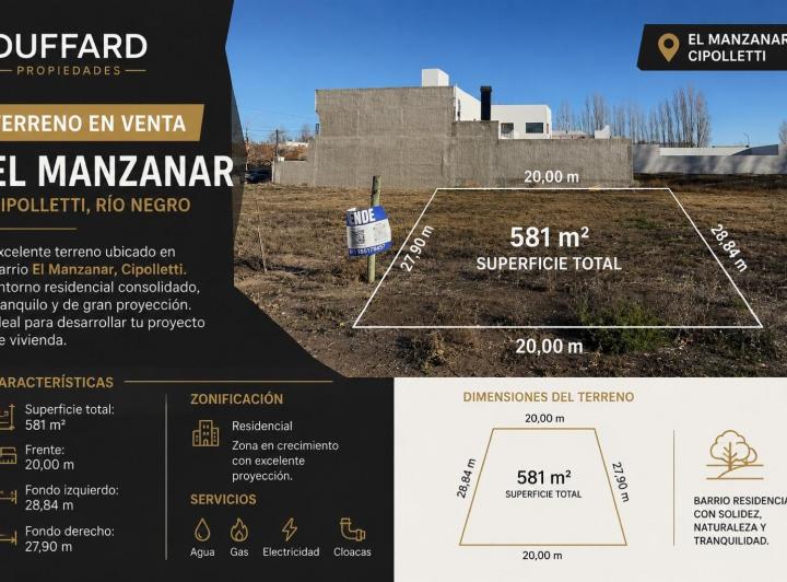 Terreno · 581m²