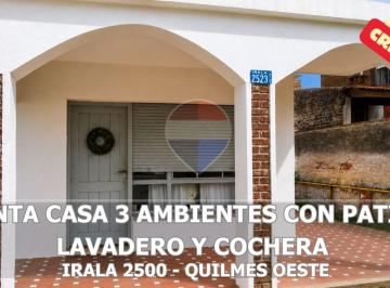 Casa · 158m² · 3 Ambientes · 1 Cochera · Casa 3 Amb Cochera Apta Crédito Quilmes Oeste