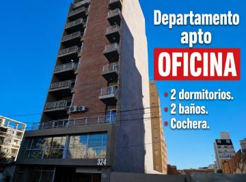 Departamento · 63m² · 3 Ambientes · 1 Cochera · Departamento Apto Oficina. 2 Dorm., 2 Baños. Cochera