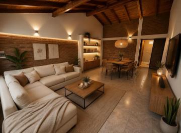 Casa · 76m² · 4 Ambientes · 1 Cochera · Casa en Venta de 2 Dorm., La Quinta, villa Carlos Paz