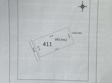 Terreno · 855m² · Lote Al Agua en Naudir 411