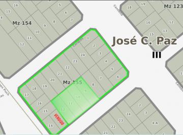 Terreno , José C Paz · Casa en Venta. Gran Parquizado. Caracas 3700. Tortuguitas.