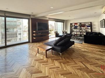 Departamento · 167m² · 5 Ambientes · 1 Cochera · Venta | Piso Alto en Recoleta con Balcón Corrido, Cochera y Seguridad 24 Hs