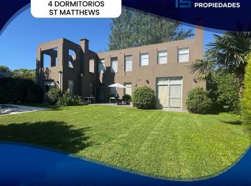 Casa · 190m² · 5 Ambientes · 3 Cocheras · Casa Saint Matthews Village en Venta - Cuan Propiedades