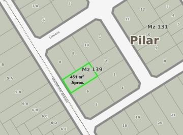 Terreno · 451m² · Terreno Lote en Venta en Villa Morra, Pilar, G. B. a. Zona Norte