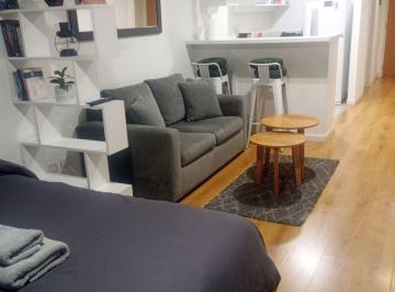 Departamento en Alquiler Temporal de 1 ambiente Palermo Hollywood · Ideal Gente Joven! Av cordoba y Jorge Newbery 1 Amb Pileta Gym Sum Jardin Parrilla con Muebles