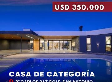 Casa · 240m² · 7 Ambientes · 1 Cochera · Venta Casa de Categoría 3 Dorm. con Piscina en Carlos Paz Golf - San Antonio de Arredondo