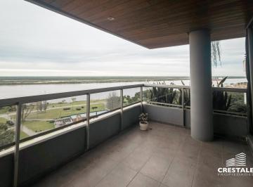 Departamento · 150m² · 5 Ambientes · 2 Cocheras · Venta - Departamento 3 Dorm. con Vista Al Río - Parque España, Rosario.