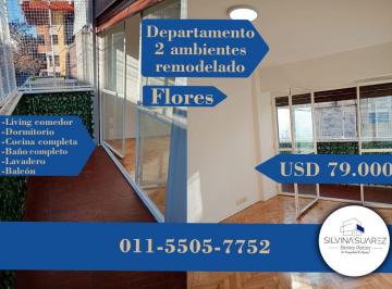 Departamento de 3 ambientes, Flores · Hermoso Departamento en Venta 2 Ambientes Remodelado