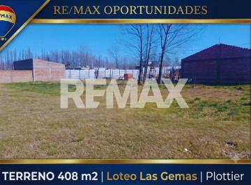 Terreno · 408m² · Terreno 408 m² Bª Las Gemas Plottier