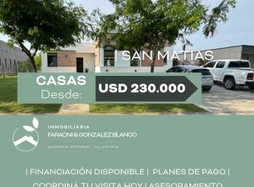 Casa · 170m² · 4 Ambientes · 4 Cocheras · Casas en Barrio San Matías | Desde Usd 230.000usd | Financianción | Oportunidades | Contactanos