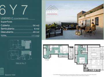 Departamento · 56m² · 2 Ambientes · Venta Depart en Duplex 6 y 7 Mo Piso de Pozo Ctfre Nuñez