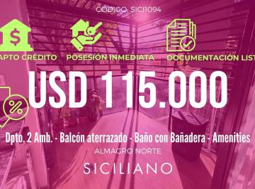 Departamento · 41m² · 2 Ambientes · Departamento en Almagro Norte