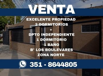 Casa de 5 ambientes, Córdoba · Casa + Departamento Renovados | Ideal Inversión o Vivienda + Renta