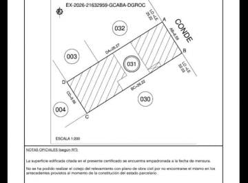 Terreno , Saavedra · Terreno en Saavedra