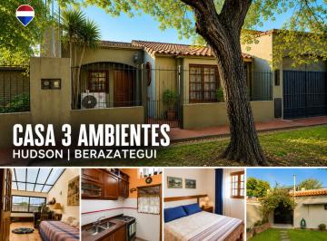 Casa · 91m² · 3 Ambientes · 2 Cocheras · Venta Casa Hudson