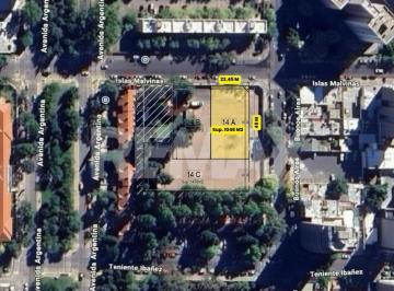 Terreno · 1048m² · Lote Apto Desarrollo, en Esquina, Centro Neuquen