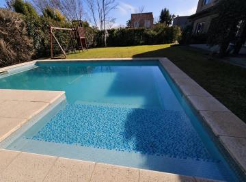 Casa · 240m² · 6 Ambientes · 3 Cocheras · Casa en Alquiler Anual en Talar del Lago II, 3/4 Dorm. (2 en P. B) Juegos de Niños, Pileta