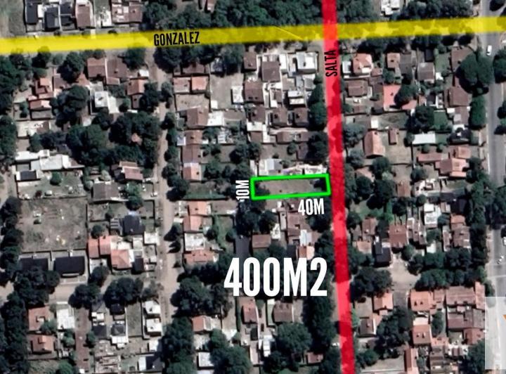 Terreno · 400m² · 4 Ambientes