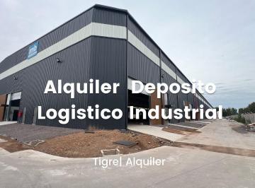 Depósito · 280m² · 1 Cochera · Depostio en Alquiler de 280 m² en Centro Logistico en Tigre`