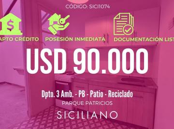 Departamento · 51m² · 3 Ambientes · Departamento en Parque Patricios