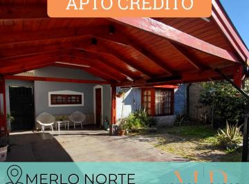 Casa · 300m² · 5 Ambientes · 2 Cocheras · Casa en Venta en Merlo Norte - Apta Crédito