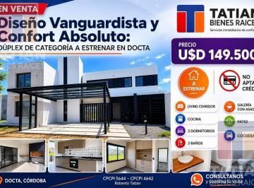 Casa · 130m² · 5 Ambientes · 2 Cocheras · Casa en Docta Central