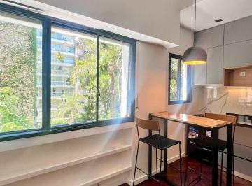 Departamento de 2 ambientes, Barrio Norte · Melo - Ayacucho Edificio Francés Vista a Jardines Lc + Escritorio + 1 Dorm - Cocina Bar - Nvo de Rta