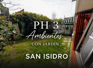 PH · 67m² · 3 Ambientes · PH 3 Ambientes Venta San Isidro Jardin Ubicacion