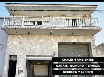 Casa · 100m² · 4 Ambientes · 1 Cochera · Chalet 4 Ambientes en Planta Alta con Garaje, Quincho y Gran Terraza!