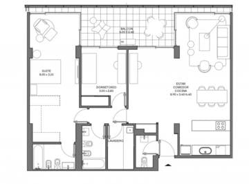Departamento de 3 ambientes, Chacarita · Mirabilia Hype, Full Amenities || Av Elcano 3850 || en Construcción || 3 Ambientes de Mas 120 m²