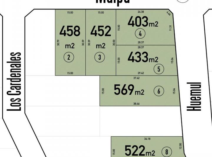 Terreno · 522m²