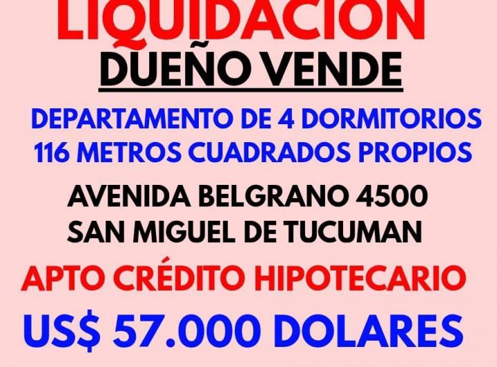 Departamento · 116m² · 7 Ambientes