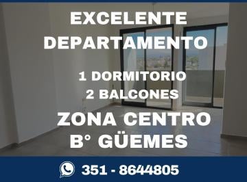 Departamento de 3 ambientes, Córdoba · Departamento de 1 Dormitorio en B° Güemes | 8° Piso | Excelente Ubicación