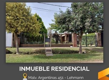 Casa · 53m² · 1 Ambiente · 1 Cochera · Propiedad Residencial con Pileta en Lehmann