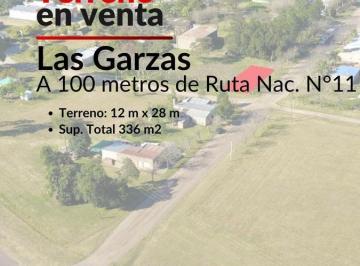 Terreno · 336m² · Venta Terreno Esquina en Localidad de Las Garzas
